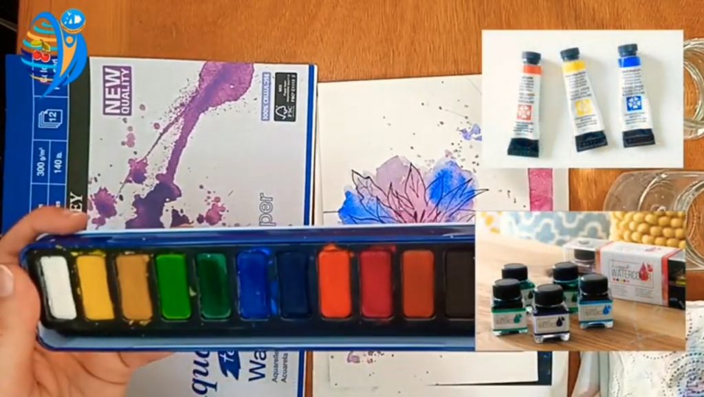 أساسيات الرسم بالألوان المائية